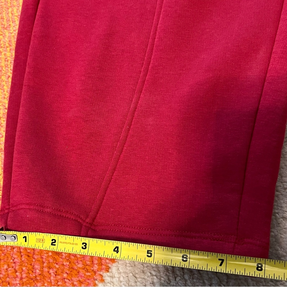 Red Wide Leg Joggers Grimelange Turkish brand. 60% Cotton blend Size S. NWT. - Picture 11 of 14